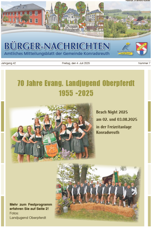 Mitteilungsblatt Juli 2025