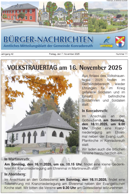 Mitteilungsblatt November 2025