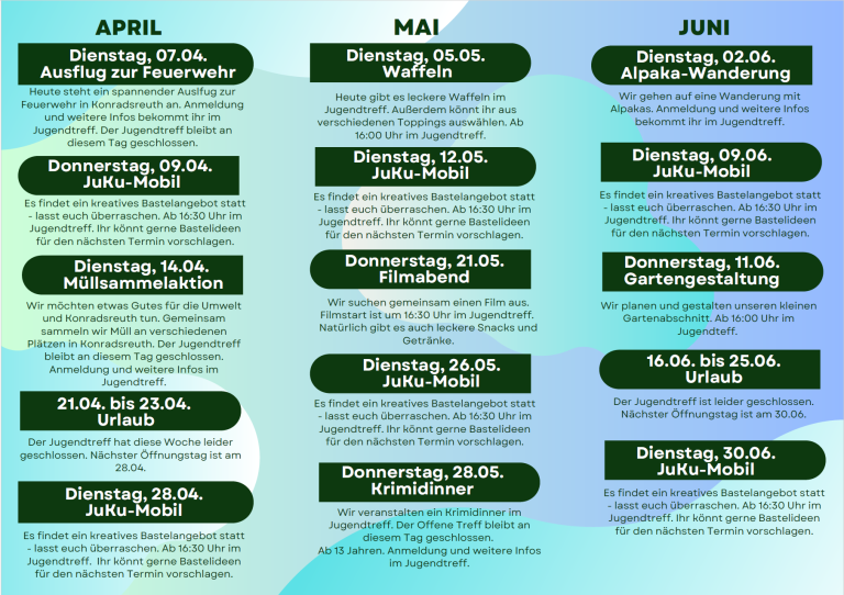 Grossansicht in neuem Fenster: Programm JUKO 26_04-06