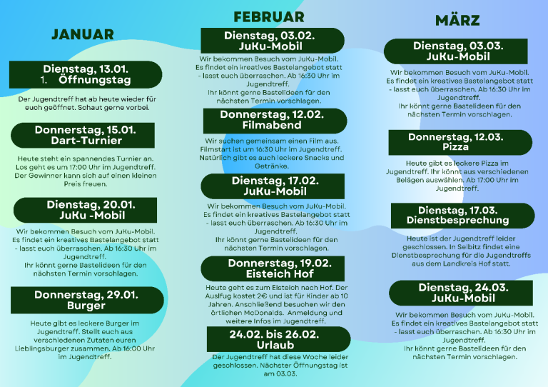 2026 Programm Januar März Teil 2 2026 Programm Januar März Teil 2